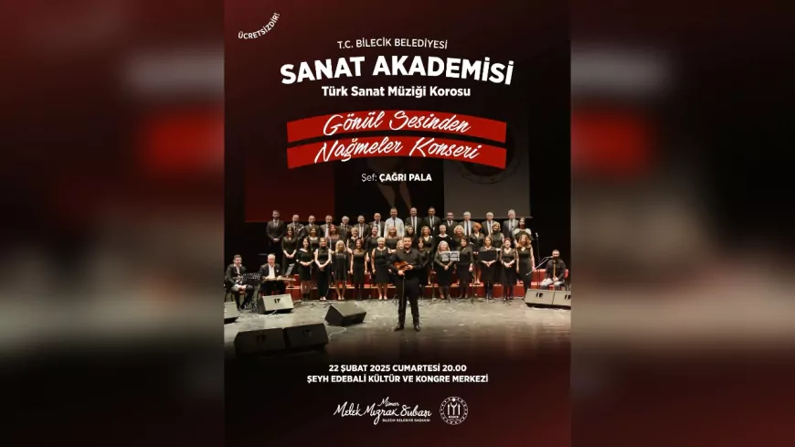 Bilecik Belediyesi'nden 'Gönül Sesinden Nağmeler' Konseri