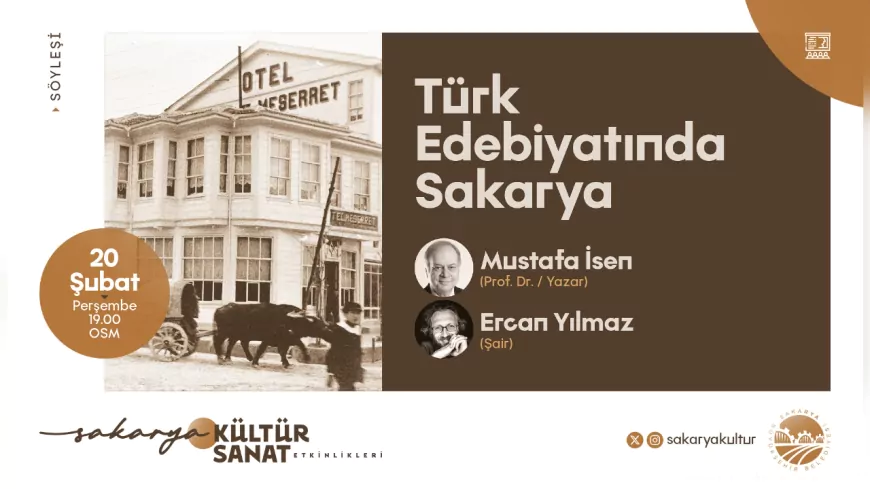 OSM’de “Türk Edebiyatında Sakarya” Söyleşisi Düzenlenecek