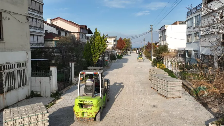 Gemlik’te Altyapı ve Üstyapı Çalışmaları Hız Kesmeden Devam Ediyor