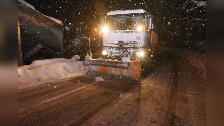 Giresun Belediyesi’nden Karla Mücadele Seferberliği