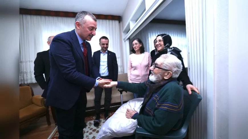 Başkan Büyükakın’dan Milli Güreşçi Osman Kambur’a Vefa Ziyareti