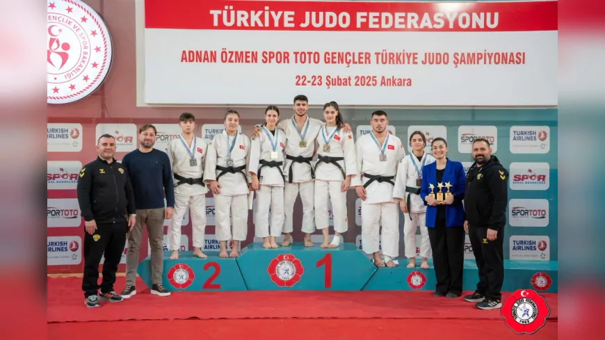 Konya Büyükşehir,Gençler Judo Türkiye Şampiyonası'na Damga Vurdu