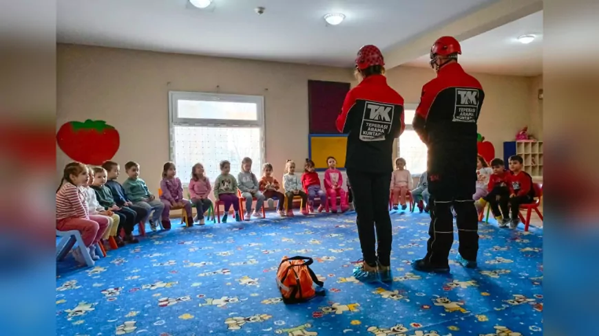 TAK Ekibinden Çocuklara Afet Farkındalık Eğitimi