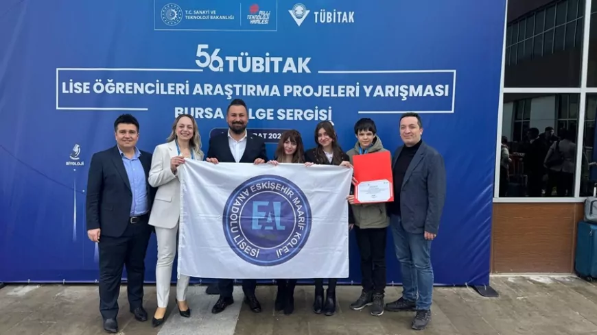 Eskişehir Anadolu Lisesi, TÜBİTAK Biyoloji Yarışmasında Birinci Oldu