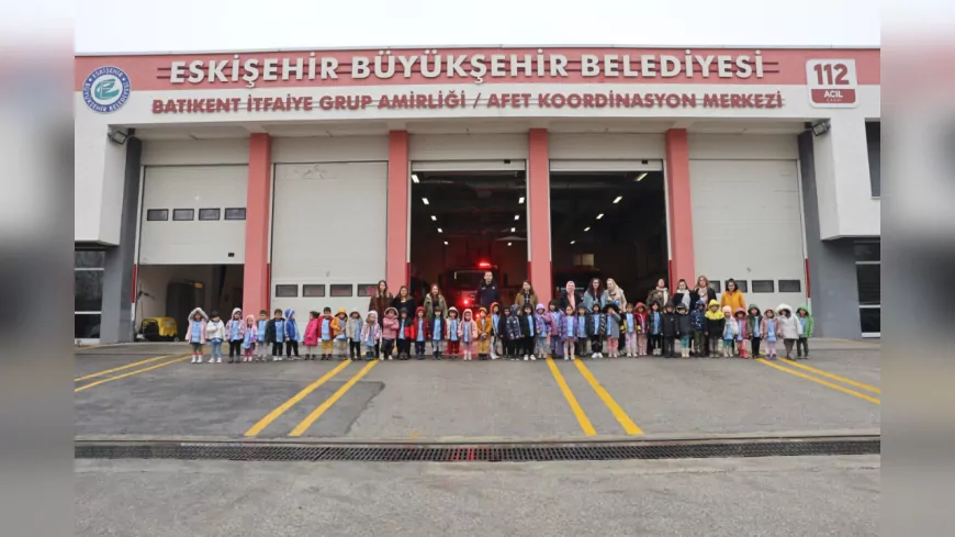 Eskişehir Büyükşehir Belediyesi Miniklere Güvenlik Eğitimi Verdi