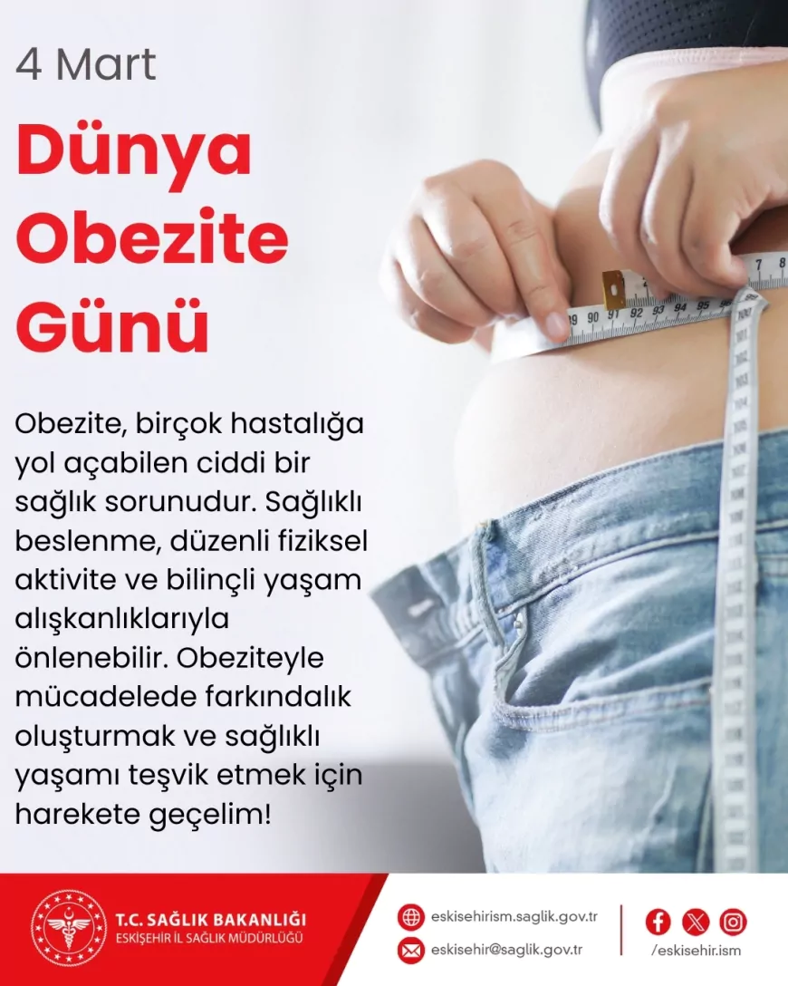 Eskişehir Sağlık Müdürü, Obeziteye Karşı Toplumları Harekete Geçirmeye Çağırdı