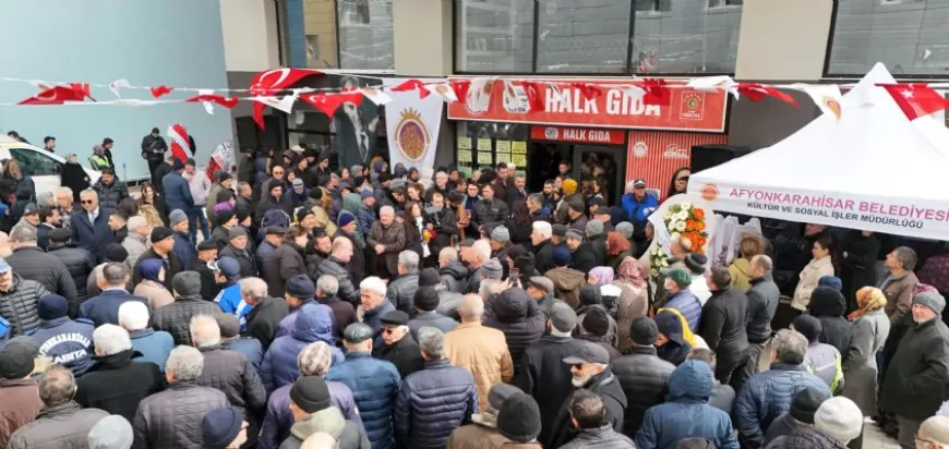 Afyonkarahisar’da Halk Gıda Projesi Hizmete Açıldı