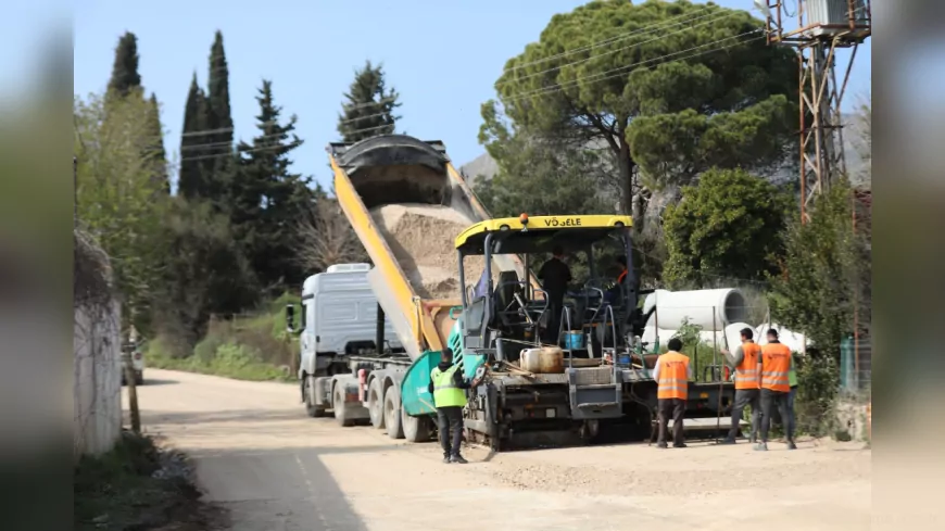 Bodrum Dereköy-Peksimet Yolunda 28 Milyonluk Yatırım Devam Ediyor