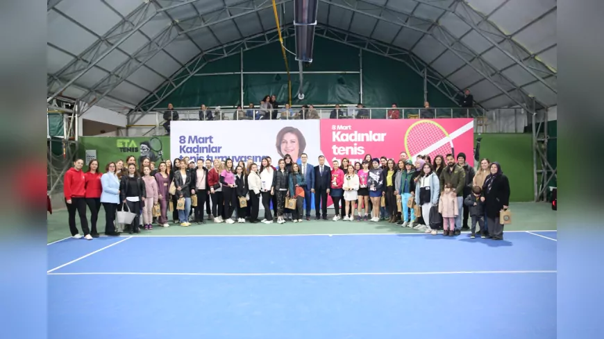 8 Mart Kadınlar Tenis Turnuvası’nda Kupa Heyecanı