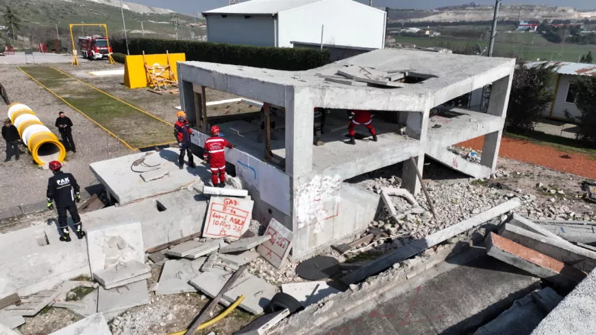 Afet Timi Şehrin Güvenliği İçin Tatbikat Yaptı