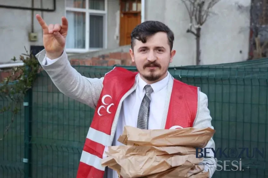 MHP Beykoz'dan Ramazan Dayanışması: Vatandaşlara Sürpriz Pide İkramı