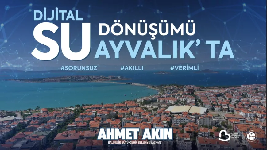 Ayvalık, BASKİ'nin Şebeke Rehabilitasyonu Projesi ile Yazı Sorunsuz Geçirecek