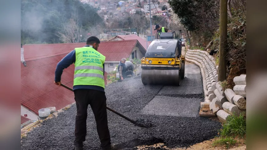 Beykoz Belediyesi, Yol ve Kaldırım Çalışmalarına Hız Verdi