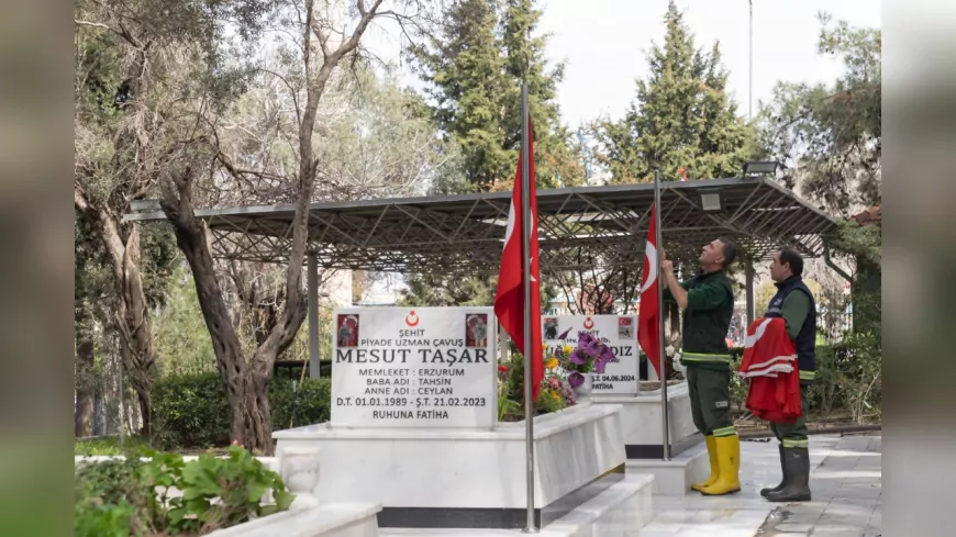 Büyükşehir’den 18 Mart Öncesi Şehitliklerde Özel Bakım