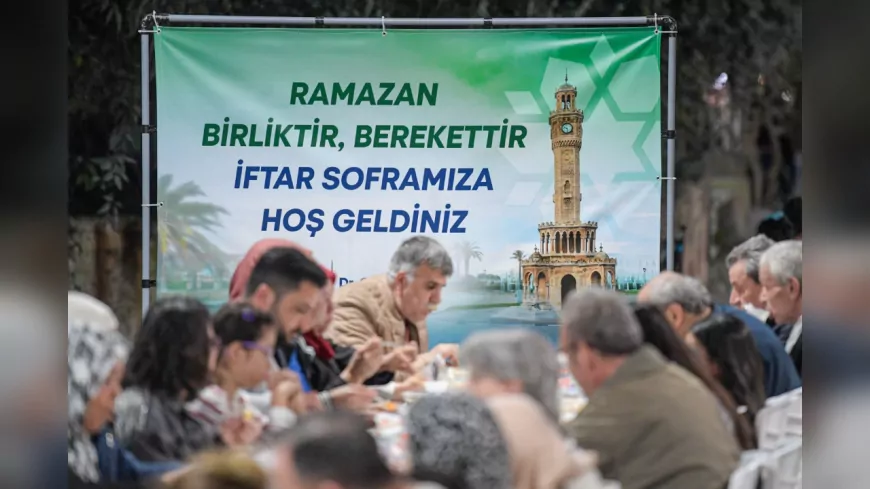 İzmir Büyükşehir Belediyesi’nin İftar Sofrası Buca’da Kuruldu