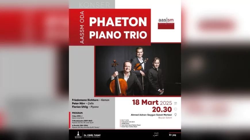 AASSM’de Phaeton Piano Trio’dan Unutulmaz Konser