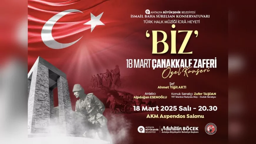 Çanakkale Zaferi’nin 110. Yıl Dönümüne Özel Anlamlı Konser