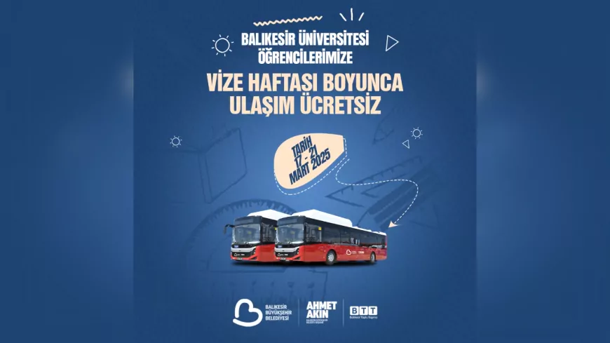 Başkan Akın, Üniversitelilerin Sınav Haftasında Ulaşımı Ücretsiz Yapıyor