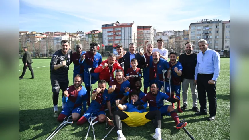 Trabzon Büyükşehir Belediyesi Ampute Futbol Takımı, Gebze’yi Mağlup Etti