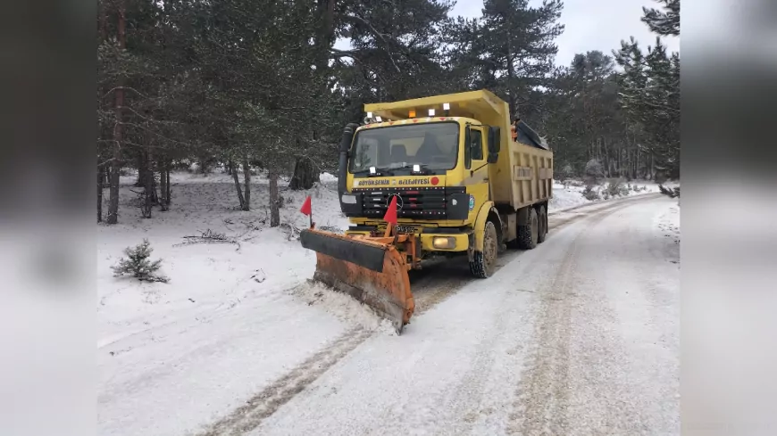 Eskişehir Büyükşehir Belediyesi Karla Mücadele Çalışmalarına Başladı