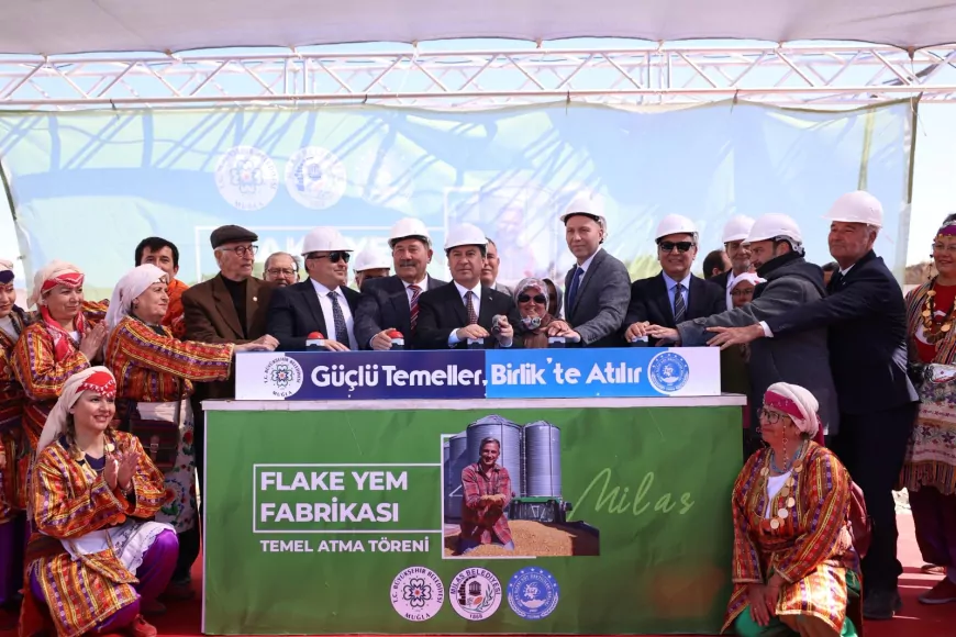 Flake Yem Üretim Tesisinin Temeli Atıldı