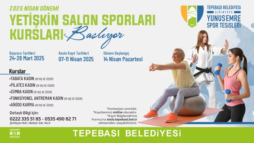 Tepebaşı Belediyesi Yetişkin Kursları İçin Kayıtlar Başlıyor